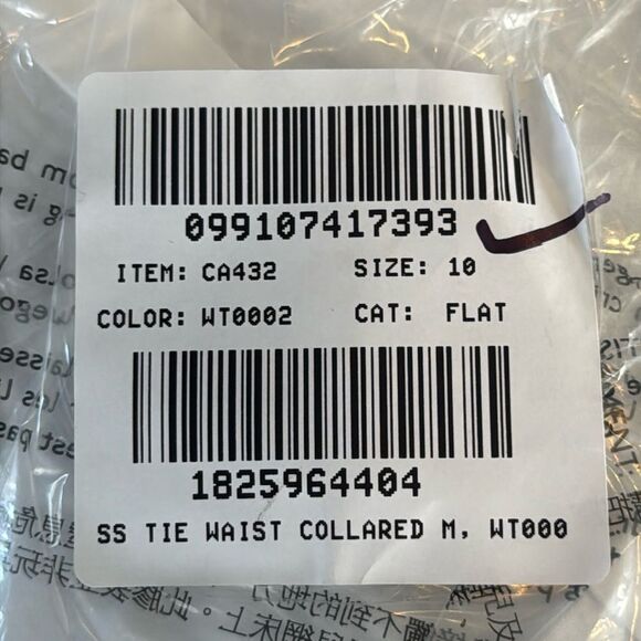 J Crew Collared Short Sleeve Tie Waist Mini Dress Womens Size 10 White - Picture 6 of 10